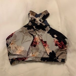 L’urv cross floral sports back. Supportive size M